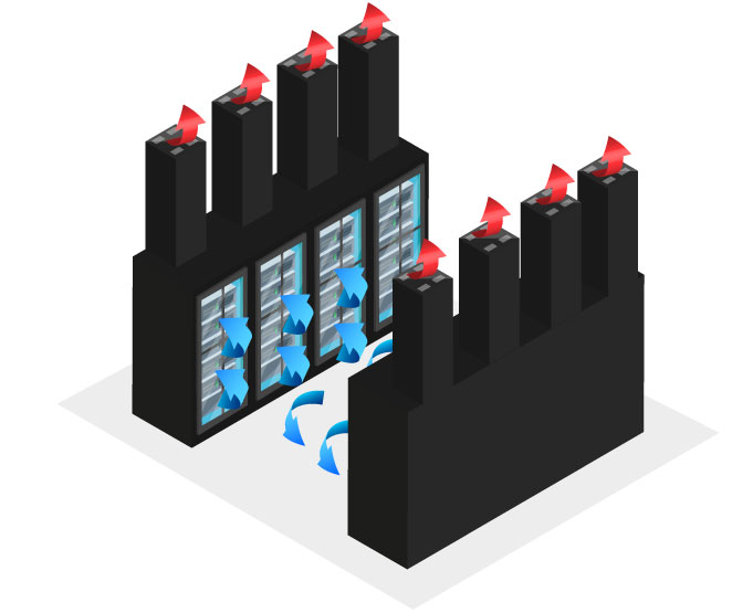 Confinamento para data center VED